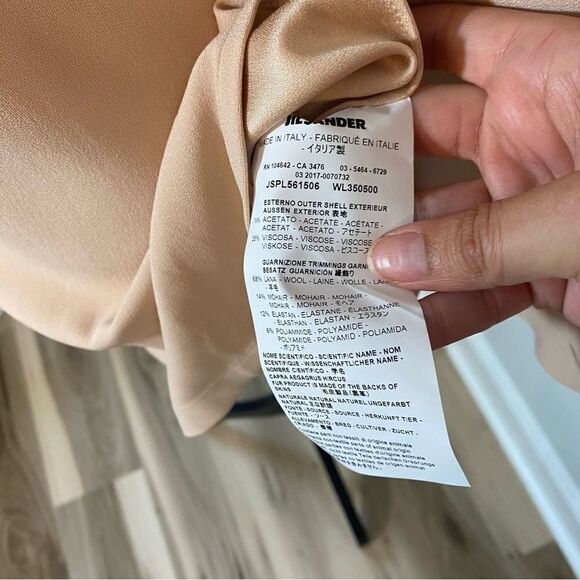 Jil Sander Long Sleeve lightweight Mini Dress size 38 - Picture 3 of 7